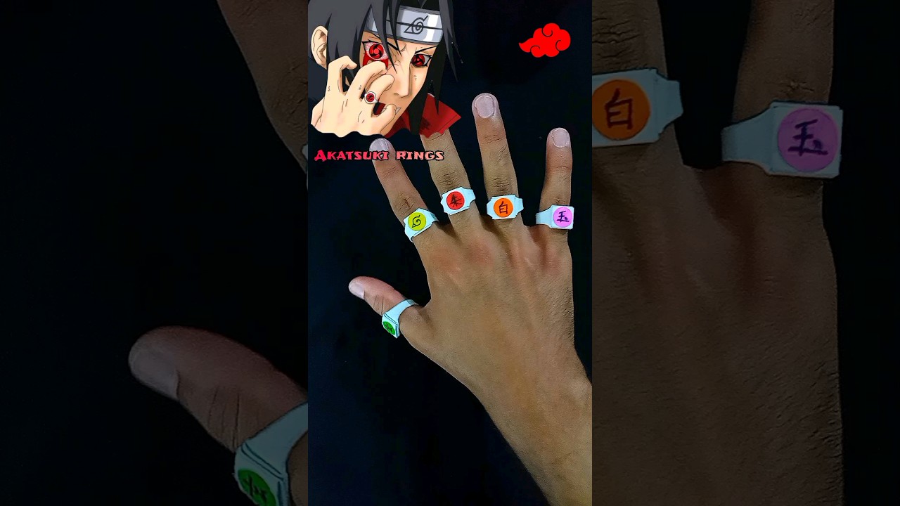 NARUTO Akatsuki Member Ring 10 Pcs/Set